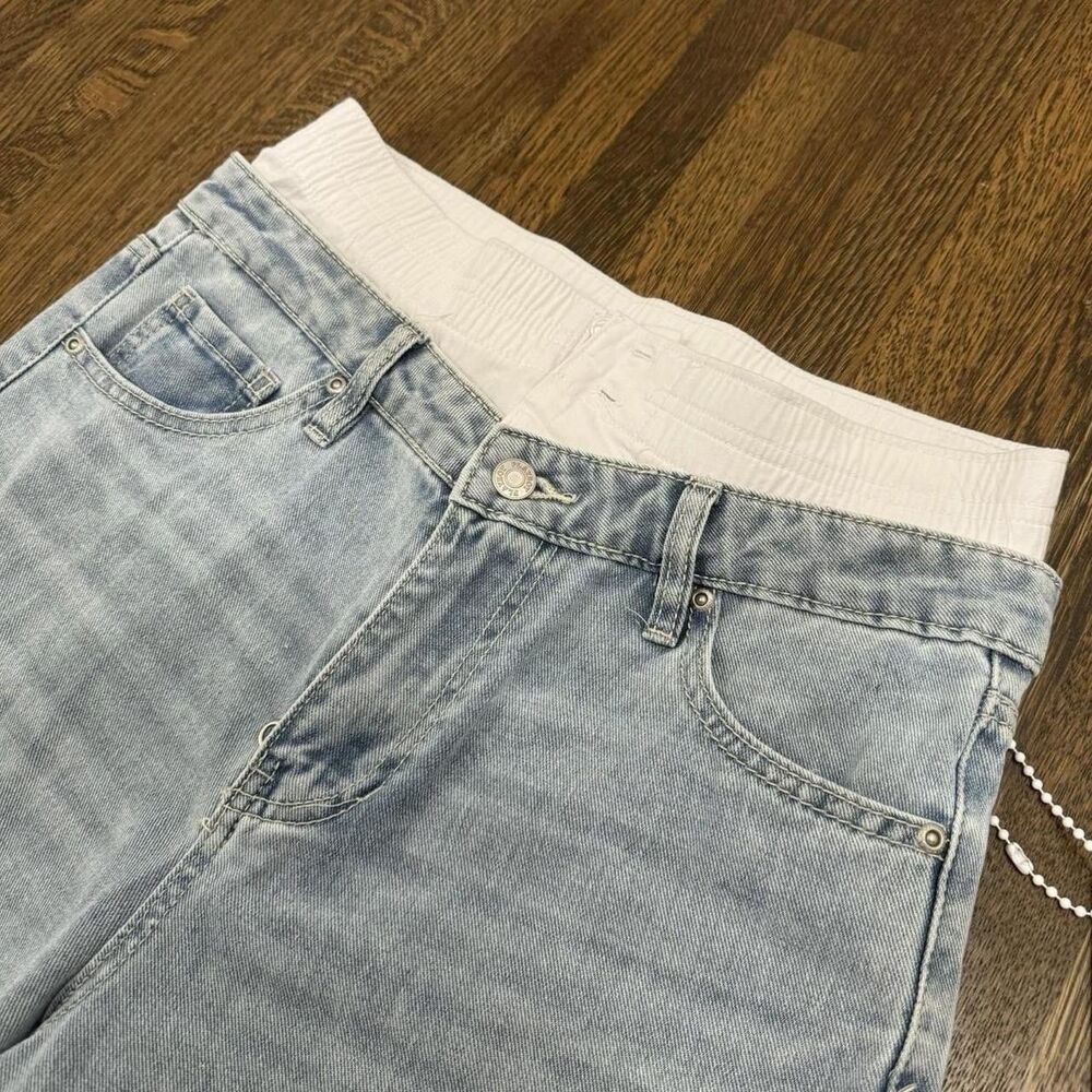 Playboy Jeans Vintage Denim Straight Baggy w Boxers Jr Size 11 (32 in) Size 12
